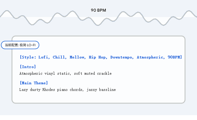 展现 AI 音乐创作的视觉冲击力